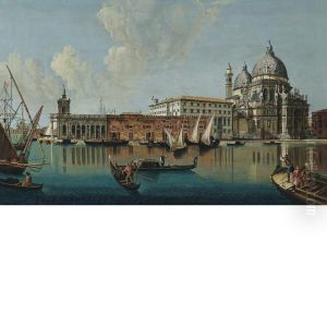 La Punta Della Dogana Con La Basilica Della Salute by Jacopo Fabris Venice