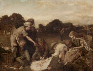 La Fabrication Des Cerfs-volants by Thomas Faed