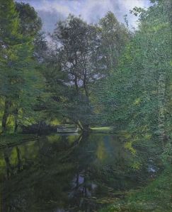 Barque Sur L'etang Barque Sur L'etang