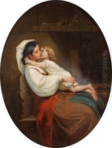 Mother And Child by Ferdinand Fagerlin