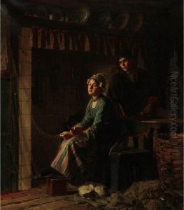 Mending The Nets by Ferdinand Fagerlin