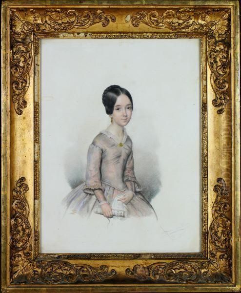 "retrato De Nina Con Partitura" - view 1