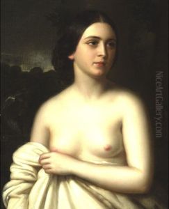 Portrait Of A Woman by Giuseppe Fagnani