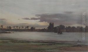 On The Alde by Edward Henry Fahey