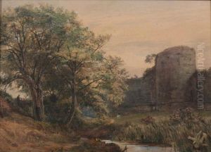 Landscape With Castle Ruin by James Fahey