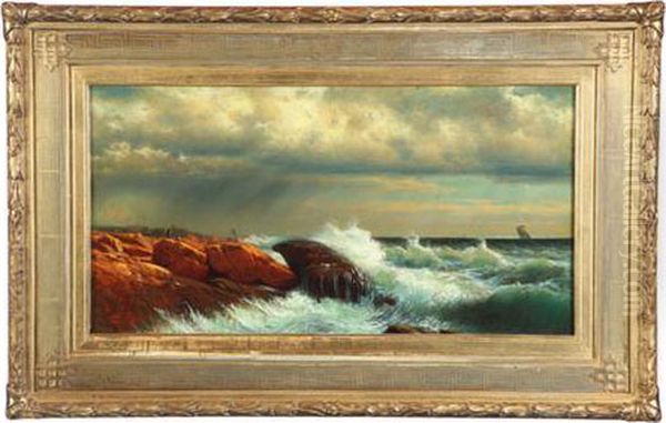 Figures On A Rocky Shore - view 1