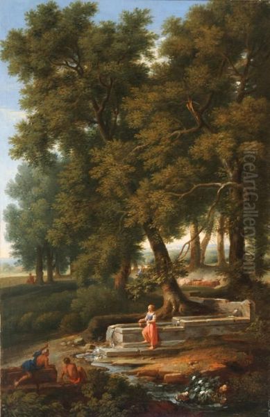 Figures In A Classical Landscape: - view 1
