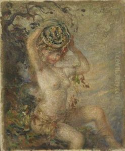 Jolie Jeune Femme by Abel Faivre
