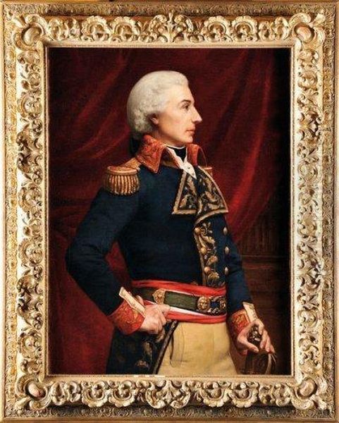 Portrait De Gilbert Du Motier Marquis De La Fayette En Generaldurant La Revolution Francaise. - view 1