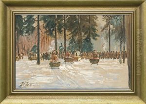 Hunt In Polesie Region by Julian Falat