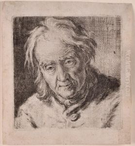 Portrait Eines Alten Mannes by Joachim Martin Falbe