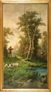 Scena Di Caccia by Giuseppe Falchetti