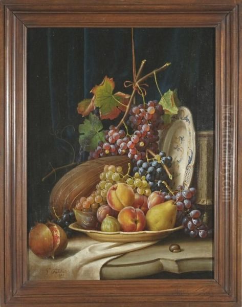 Natura Morta Con Frutta by Giuseppe Falchetti
