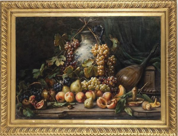 Natura Morta Con Frutta E Funghi - view 1