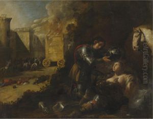 Tancred And Clorinda by Anielo Falcone