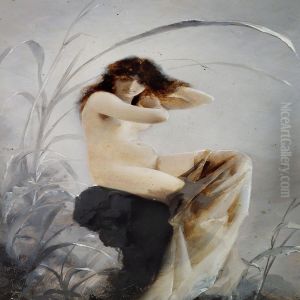 A Bathing Nymph