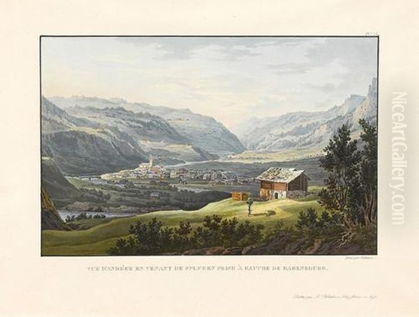 Vue D'andeer En Venant De Splugen Prise A Gauche De... - view 1