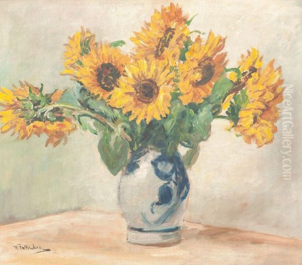 Sonnenblumen In Einer Vase - view 1