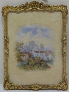 York Minster Overlooking Gray's Court by George Fall