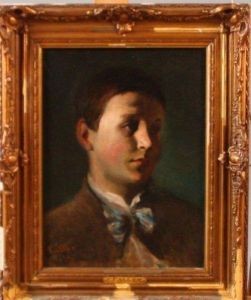 Portrait De Jeune Homme by Louis-Clement Faller