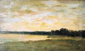 Paysage Au Lac by Louis-Clement Faller