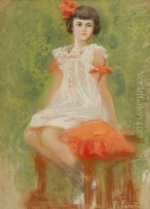 Bambina Seduta by Francesco Fanelli