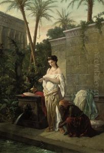 Bathsheba Bathing by Enrico Fanfani