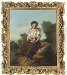 A Maiden With Doves