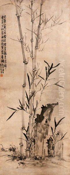 Bamboo And Rock - view 1