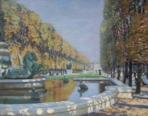 Fanner, Oil On Canvas, Aparisian Park, Signed, 25ins X 30ins Fanner, Oil On Canvas, Aparisian Park, Signed, 25ins X 30ins