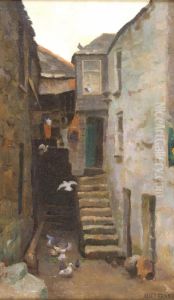 A Newlyn Courtyard A Newlyn Courtyard