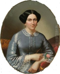 Portrait Of Catherine Robb by Theodore Fantin-Latour