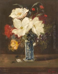 Vase Of Flowers by Victoria Dubourg