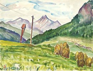 Paesaggio Di Montagna by Tonci Fantoni