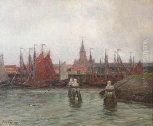 Haven Van Zeebrugge by Edgard Farasyn