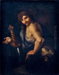 David And Goliath by Giacomo Farelli