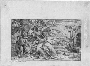 Maria Mit Dem Kind Und Johannesknaben