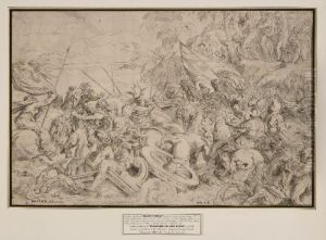 Passaggio Del Mar Rosso by Orazio Farinati