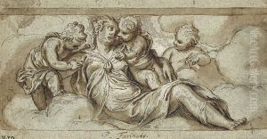 Allegory Of Charity by Paolo Farinati