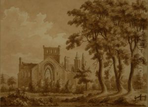 View Of Melrose Abbey