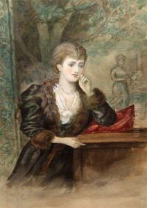 Lady In Pensive Thought by Emily Farmer