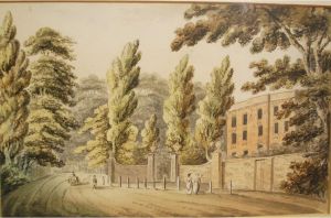 Country House And Figures by Emily Farmer
