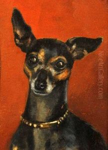 Study Of A Black And Tan Dog Called Pickles