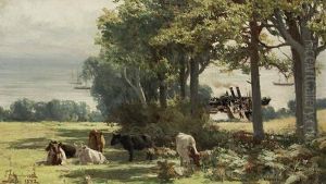 Lamlash Pier Arran by David Farquharson