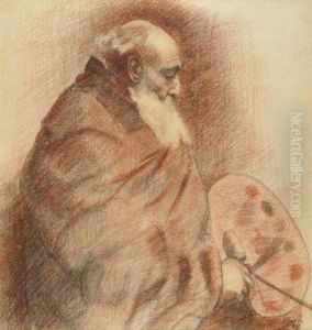 Homme A La Palette by Henri Farre