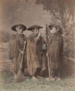 Rain Coats by Adolfo Farsari