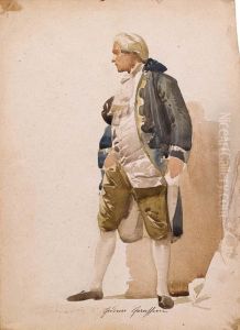 Uomo In Costume by Federico Faruffini