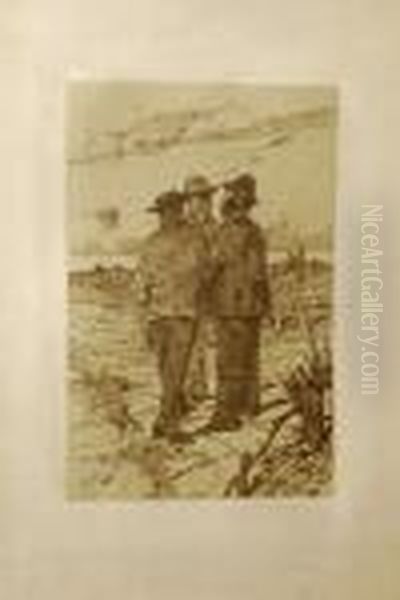 Tre Contadini In Conversazione - view 1