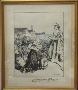 Enattendant Les Sardines, Braves Bretons, Voici Toujours Du Pain Avecun Peu De Beurre