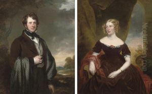 Portrait Of Sir Digby Cayley by Benjamin Rawlinson Faulkner